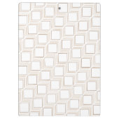 Gebroken witte trommelvlakken Klembord (Achterkant)