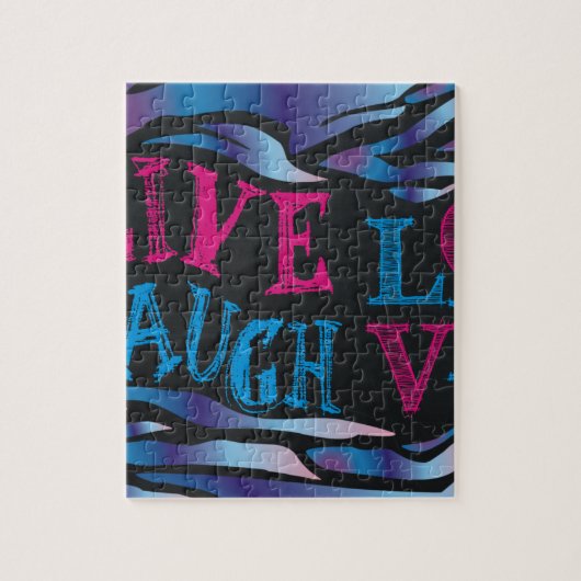 Gebroken Zebra-alkbord Legpuzzel (Verticaal)