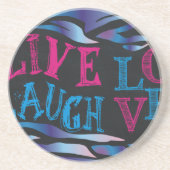 Gebroken Zebra-alkbord Zandsteen Onderzetter (Voorkant)