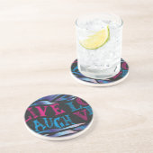 Gebroken Zebra-alkbord Zandsteen Onderzetter (Zijkant)