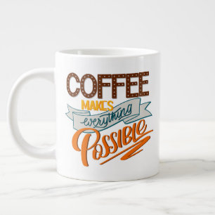gebrouwen ambitie grote koffiekop