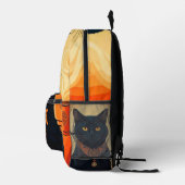 Gebrouwen en ontspannen bedrukte rugzak (Rechts)