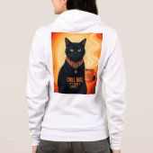 Gebrouwen en ontspannen hoodie (Achterkant)