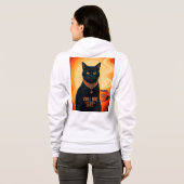 Gebrouwen en ontspannen hoodie (Achterkant volledig)