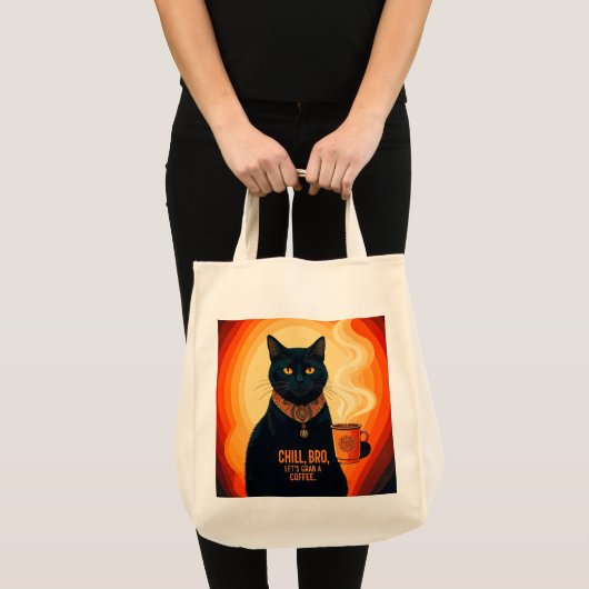 Gebrouwen en ontspannen tote bag (Voorkant (product))