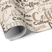 Gebrouwen koffie Frenzy Cadeaupapier (Rol Hoek)
