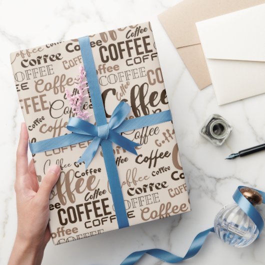 Gebrouwen koffieherrie cadeaupapier (Geschenken)