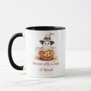 Gebrouwen met een Dash of Spook Ghost Halloween Mo Mok