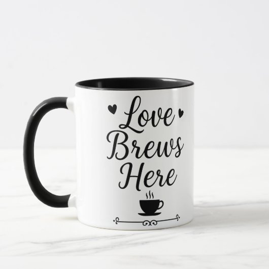 Gebrouwen met liefde mok (Links)