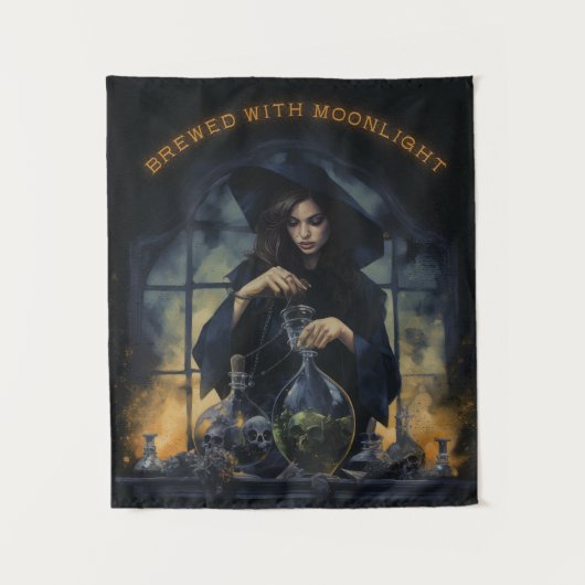 Gebrouwen met Moonlight Witch Wandkleed (Voorkant)