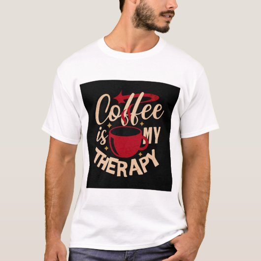Gebrouwen tot in de perfectie: Custom Coffee Lover T-shirt (Voorkant)