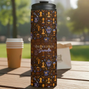 Gebrouwen voor [Name] — folk coffee (cocoa & leist Thermosbeker