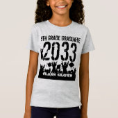 Gebruik 5e Grader Voorspeld Jaar om te Afstuderen T-shirt (Voorkant)