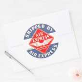 Gebruik Air Express door Stickers van Railway Expr (Envelop)