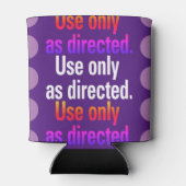 Gebruik alleen als regie Rainbow Text Stippen BG Blikjeskoeler (Achterkant)