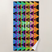 Gebruik altijd eye Spectrum Rainbow Blend Strandlaken (Voorkant)