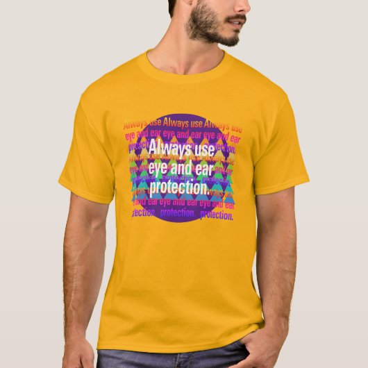 Gebruik altijd eye Spectrum Rainbow Spot T-shirt (Voorkant)
