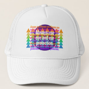 Gebruik altijd oog en oor Spectrum Rainbow Spot Trucker Pet