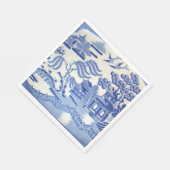 Gebruik Blue Willow Luncheon Napkins en je bent aa Servetten (Hoek)