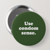 GEBRUIK CONDOOM VERSTAND RONDE BUTTON 4,0 CM (Voorkant /achterkant)
