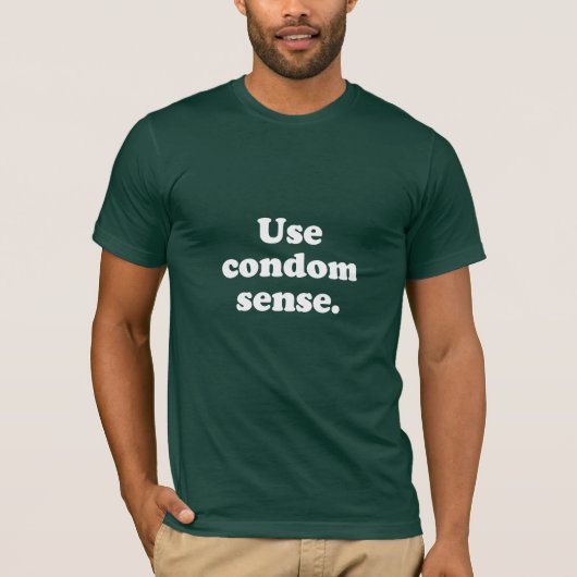 Gebruik condoomverstand t-shirt (Voorkant)