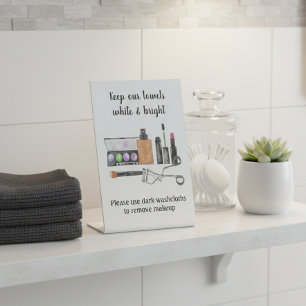 Gebruik Dark Washcloths STR-verhuur Vacking Reclamebord Met Voetstuk
