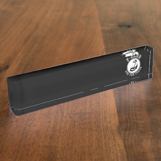 Gebruik de kracht naambordje (Zijkant)