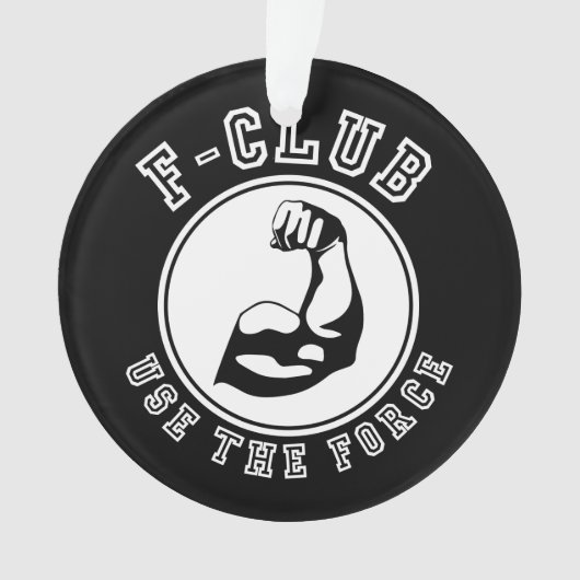 Gebruik de kracht ornament (voorkant)