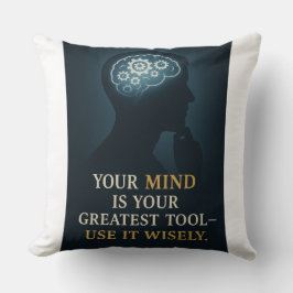 Gebruik de kracht van je geest kussen