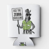 Gebruik de Zebra Crossing Blikjeskoeler (Achterkant)