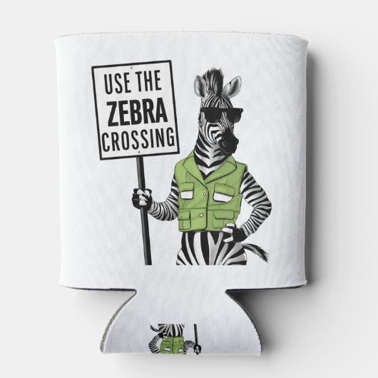 Gebruik de Zebra Crossing Blikjeskoeler (Achterkant)