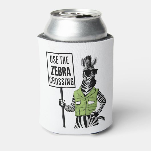 Gebruik de Zebra Crossing Blikjeskoeler (Blikje Achterkant)