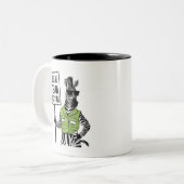 Gebruik de Zebra Crossing Mok (Voorkant links)