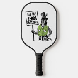 Gebruik de Zebra Crossing Pickleball Paddle