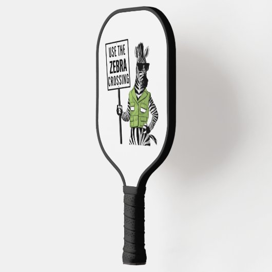 Gebruik de Zebra Crossing Pickleball Paddle (Links)