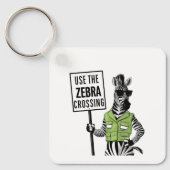 Gebruik de Zebra Crossing Sleutelhanger (Voorkant)