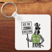 Gebruik de Zebra Crossing Sleutelhanger (Voorkant)