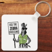Gebruik de Zebra Crossing Sleutelhanger (Achterkant)