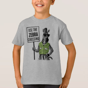 Gebruik de Zebra Crossing T-shirt