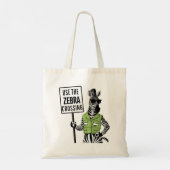 Gebruik de Zebra Crossing Tote Bag (Achterkant)