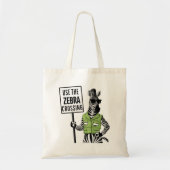 Gebruik de Zebra Crossing Tote Bag (Voorkant)