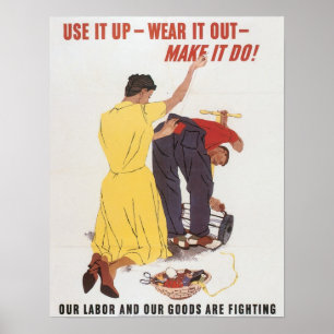 Gebruik deze optie in WWII-afdrukken Poster