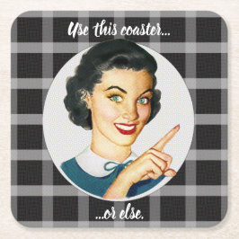 gebruik dit onderzetter of andere. Zwart