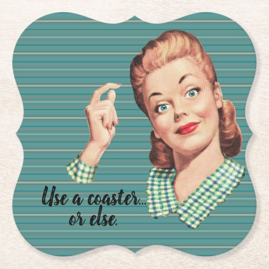 Gebruik een onderzetter, of anders. Onderzetter (Voorkant)