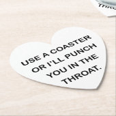 GEBRUIK EEN ONDERZETTER OF IK ZAL JE IN DE DROOGTE (Gekanteld)