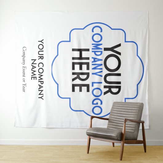 Gebruik Eigen Bedrijfslogo Aangepast Bedrijfsfeest Wandkleed (In Situ (horizontaal))