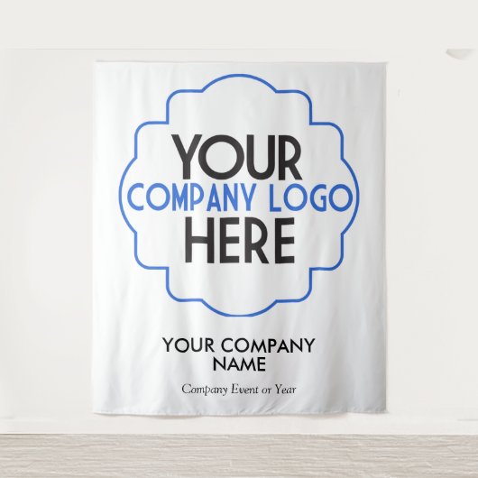 Gebruik Eigen Bedrijfslogo Aangepast Bedrijfsfeest Wandkleed (Voorkant)