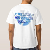 Gebruik F Word niet T-shirt (Achterkant)