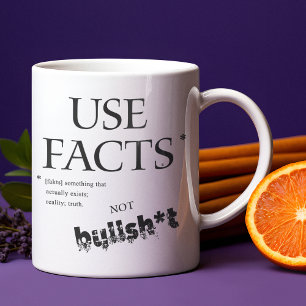 GEBRUIK FEITEN WERKELIJKHEID WAARHEID NIET BULLSH* KOFFIEMOK