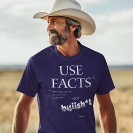 GEBRUIK FEITEN WERKELIJKHEID WAARHEID NIET BULLSH  T-SHIRT